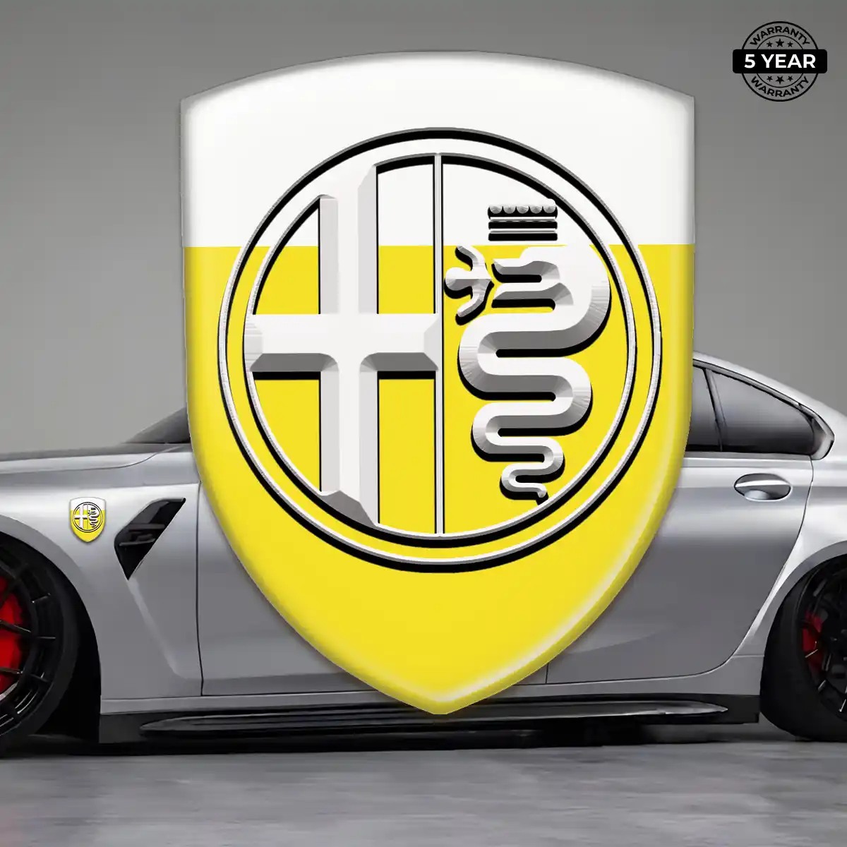 Alfa Romeo 3D Domed Sticker Exclusive Series