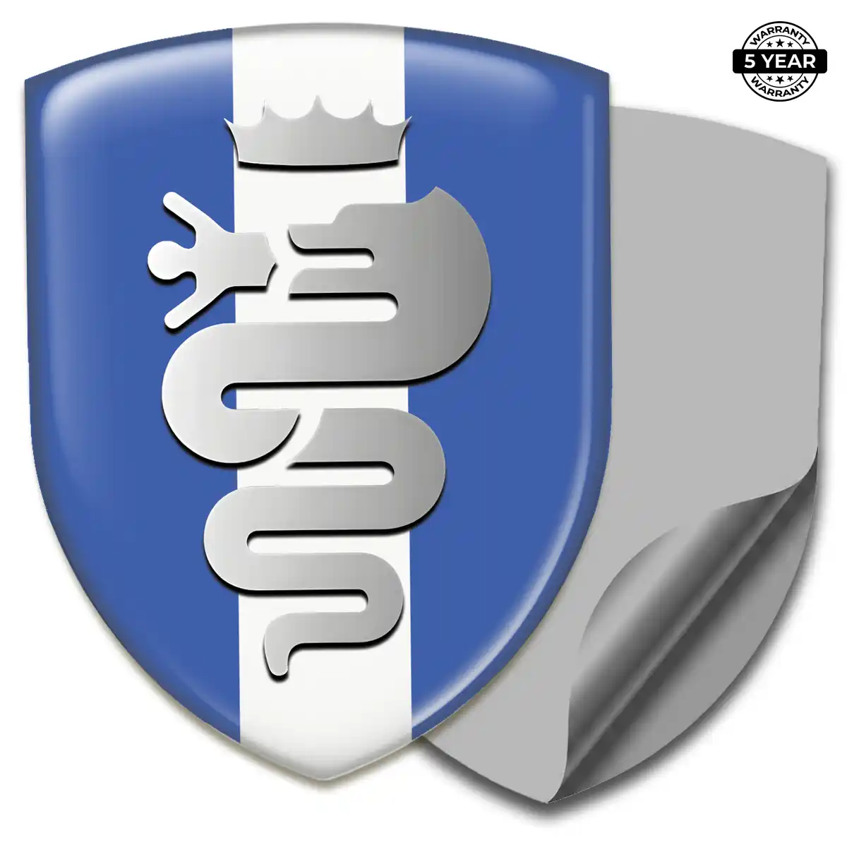 Alfa Romeo 3D Domed Sticker Prime Quality