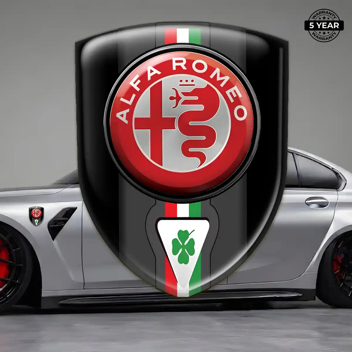 Alfa Romeo 3D Emblem Sticker Exclusive Series