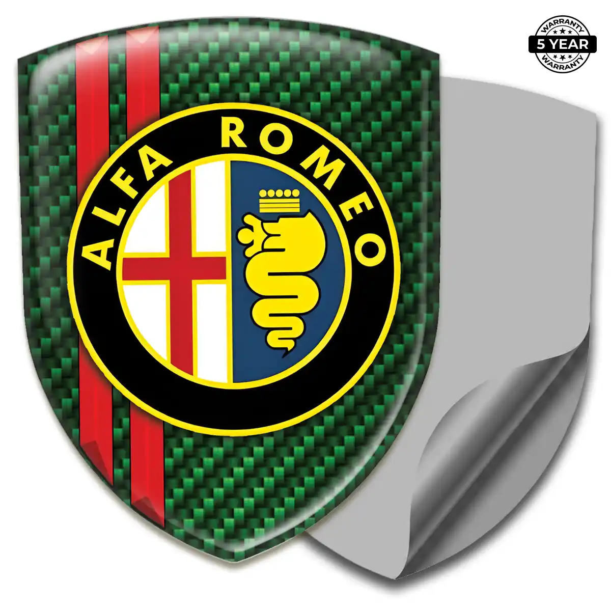 Alfa Romeo 3D Emblem Sticker Prime Quality