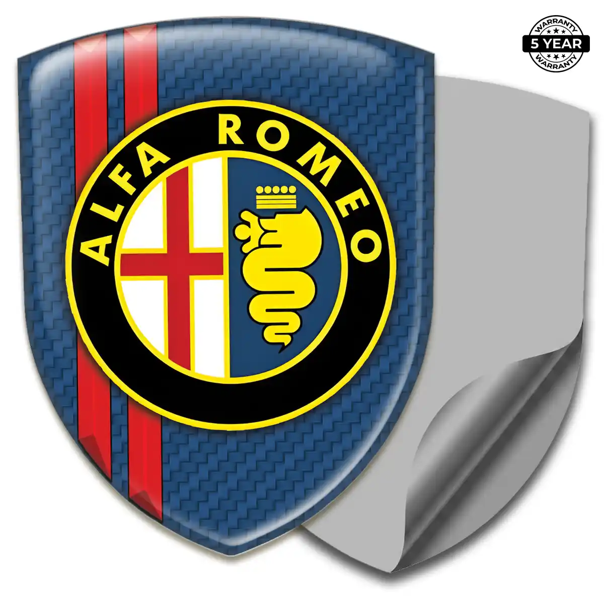 Alfa Romeo 3D Emblem Sticker Superior Craft