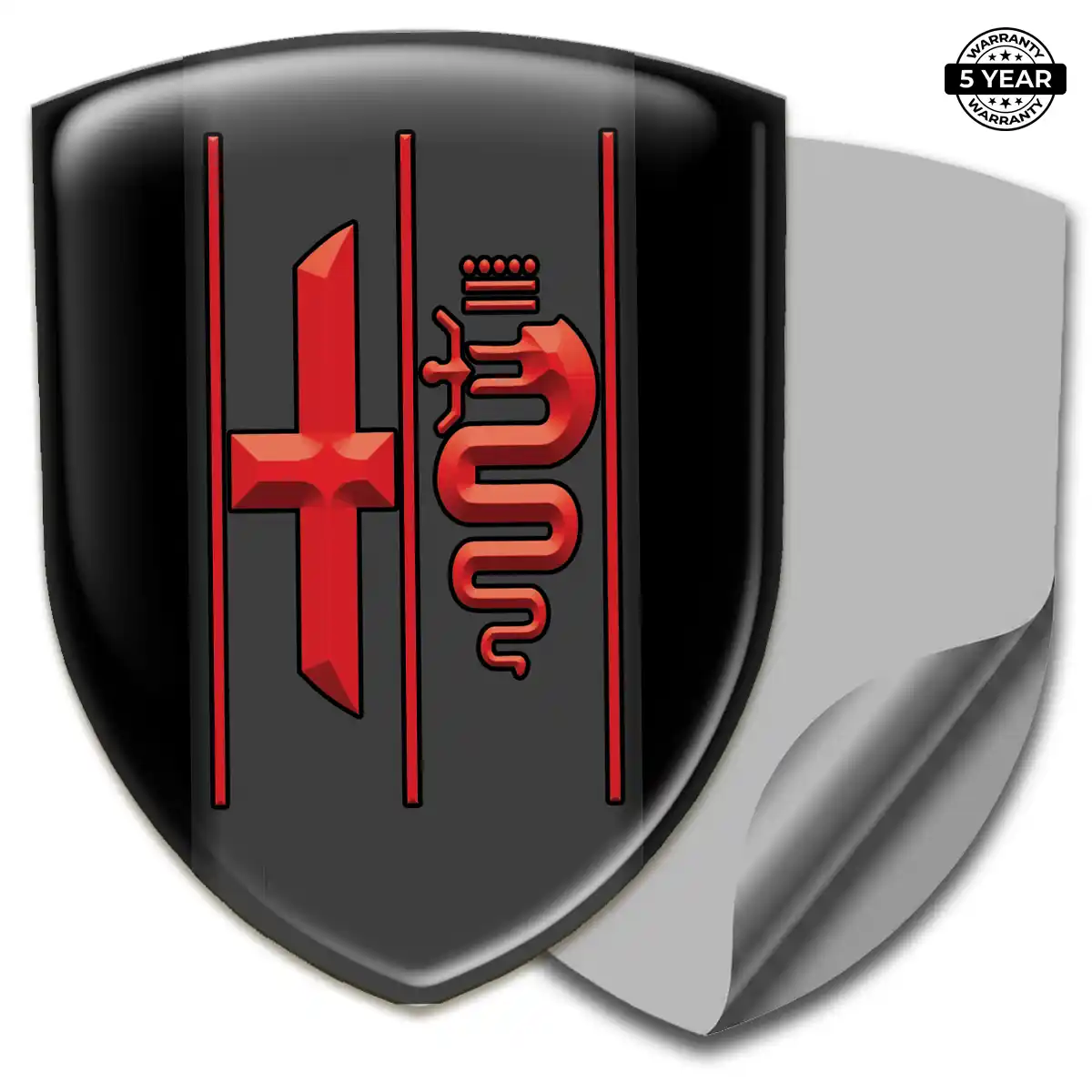 Alfa Romeo 3D Gel Sticker Deluxe Edition