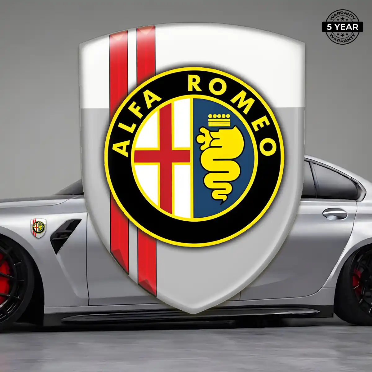 Alfa Romeo 3D Gel Sticker Elite Finish
