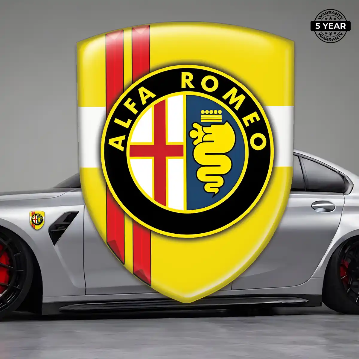 Alfa Romeo 3D Gel Sticker Prestige Line