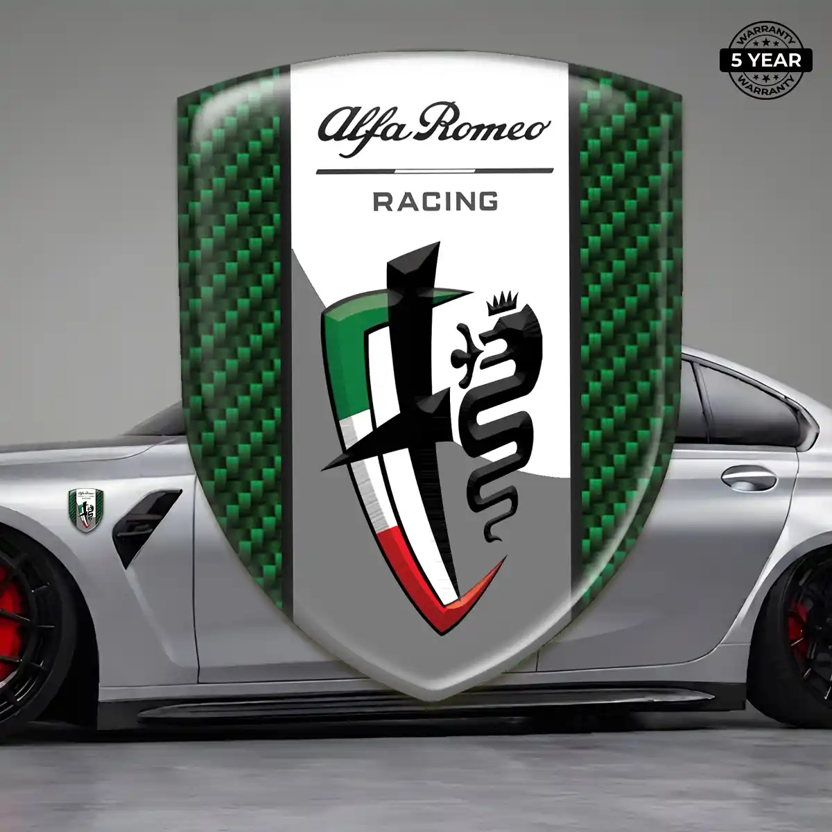 Alfa Romeo 3D Gel Sticker Prime Quality