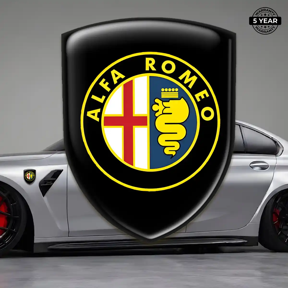 Alfa Romeo 3D Gel Sticker Signature Grade