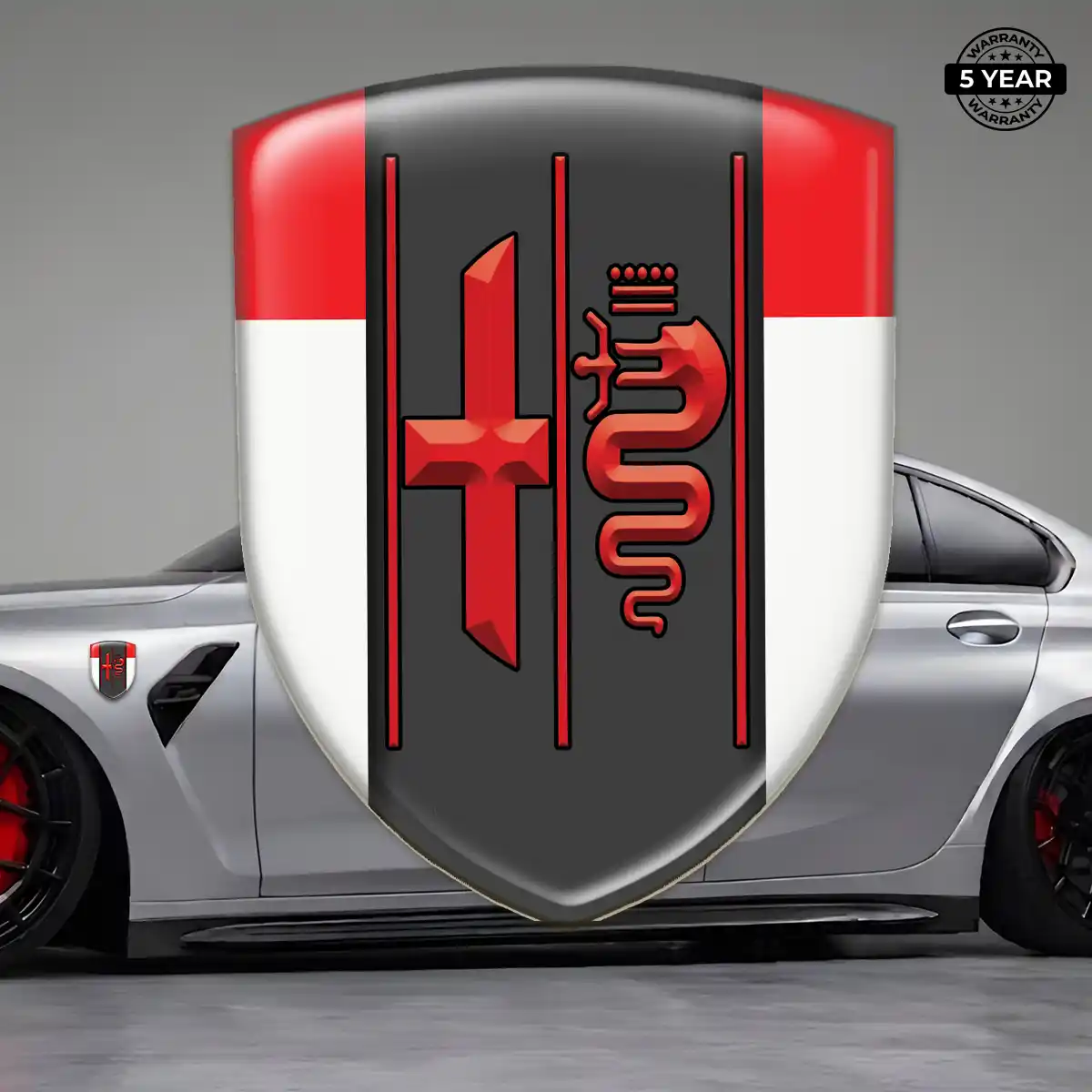 Alfa Romeo 3D Gel Sticker Superior Craft