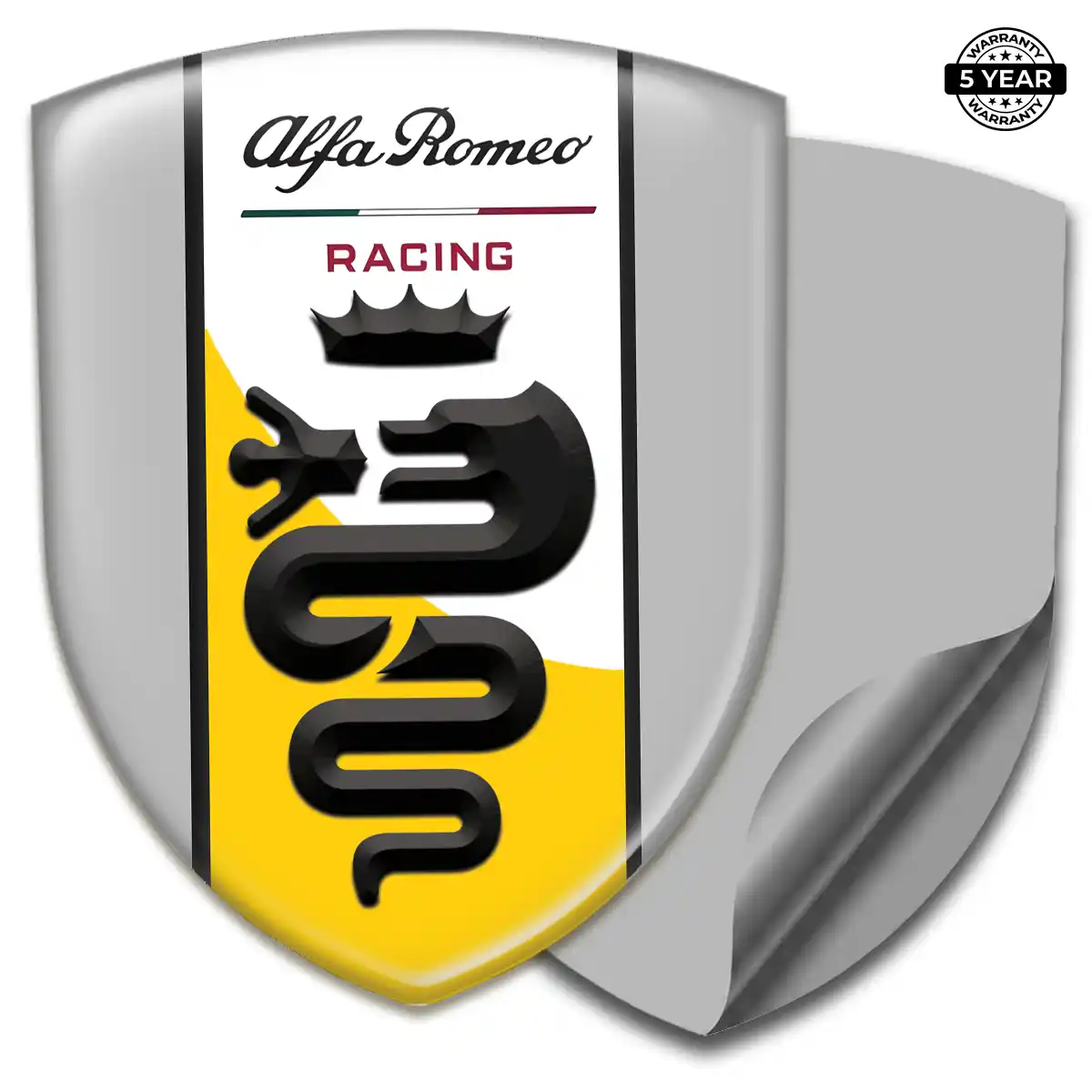 Alfa Romeo 3D Logo Sticker Prestige Line
