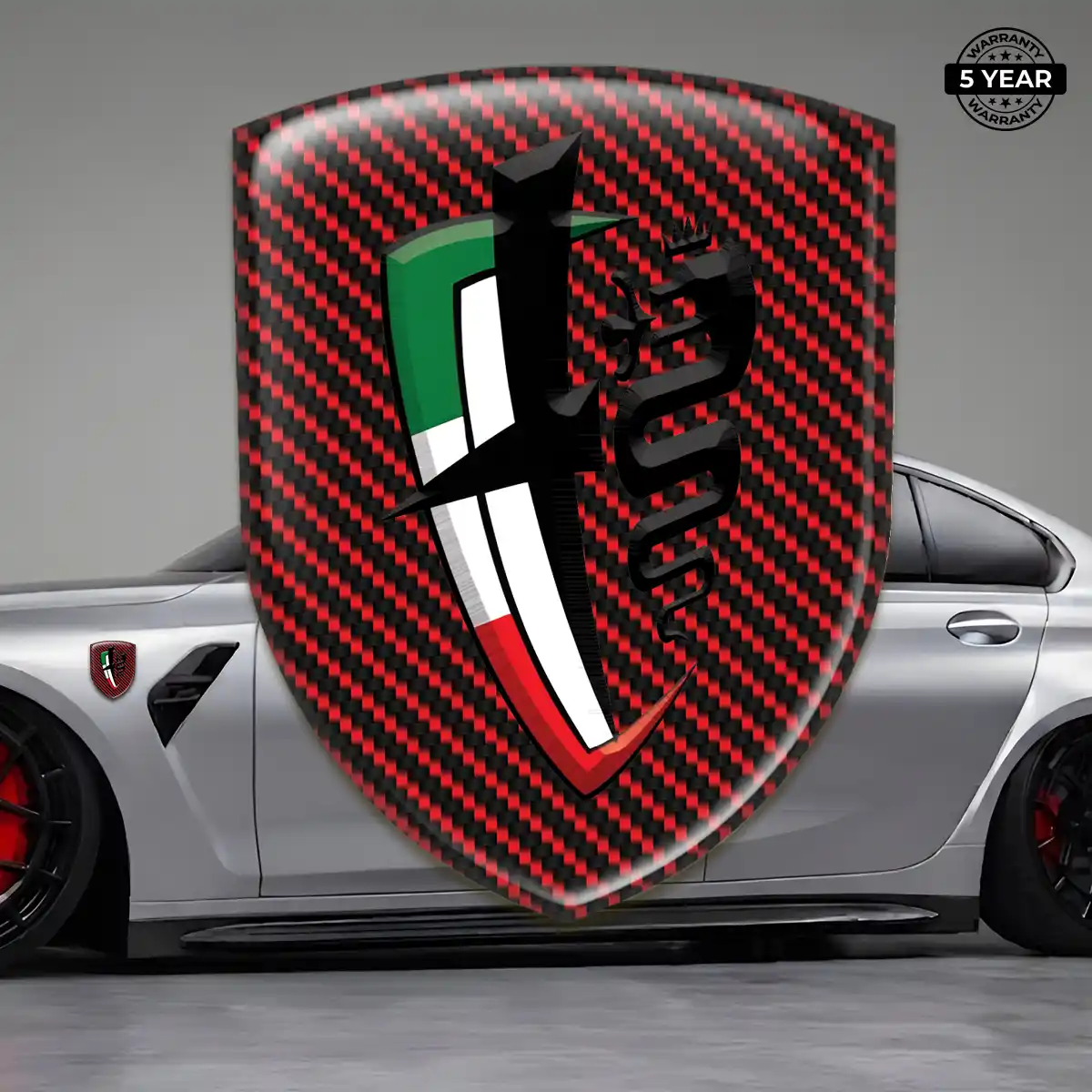 Alfa Romeo 3D Resin Sticker Exclusive Series