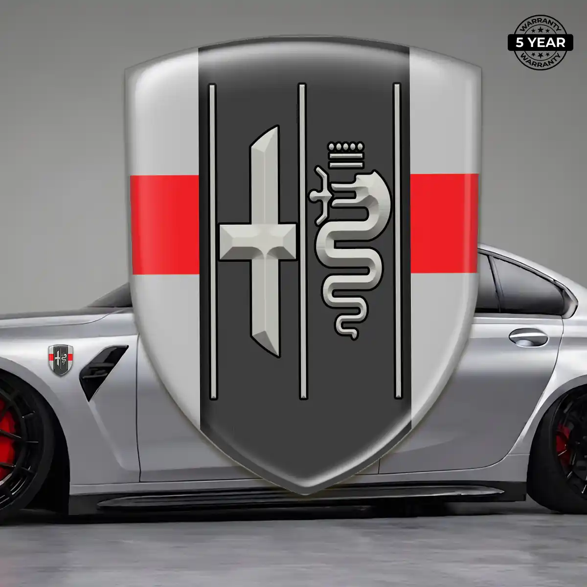 Alfa Romeo 3D Resin Sticker Prestige Line