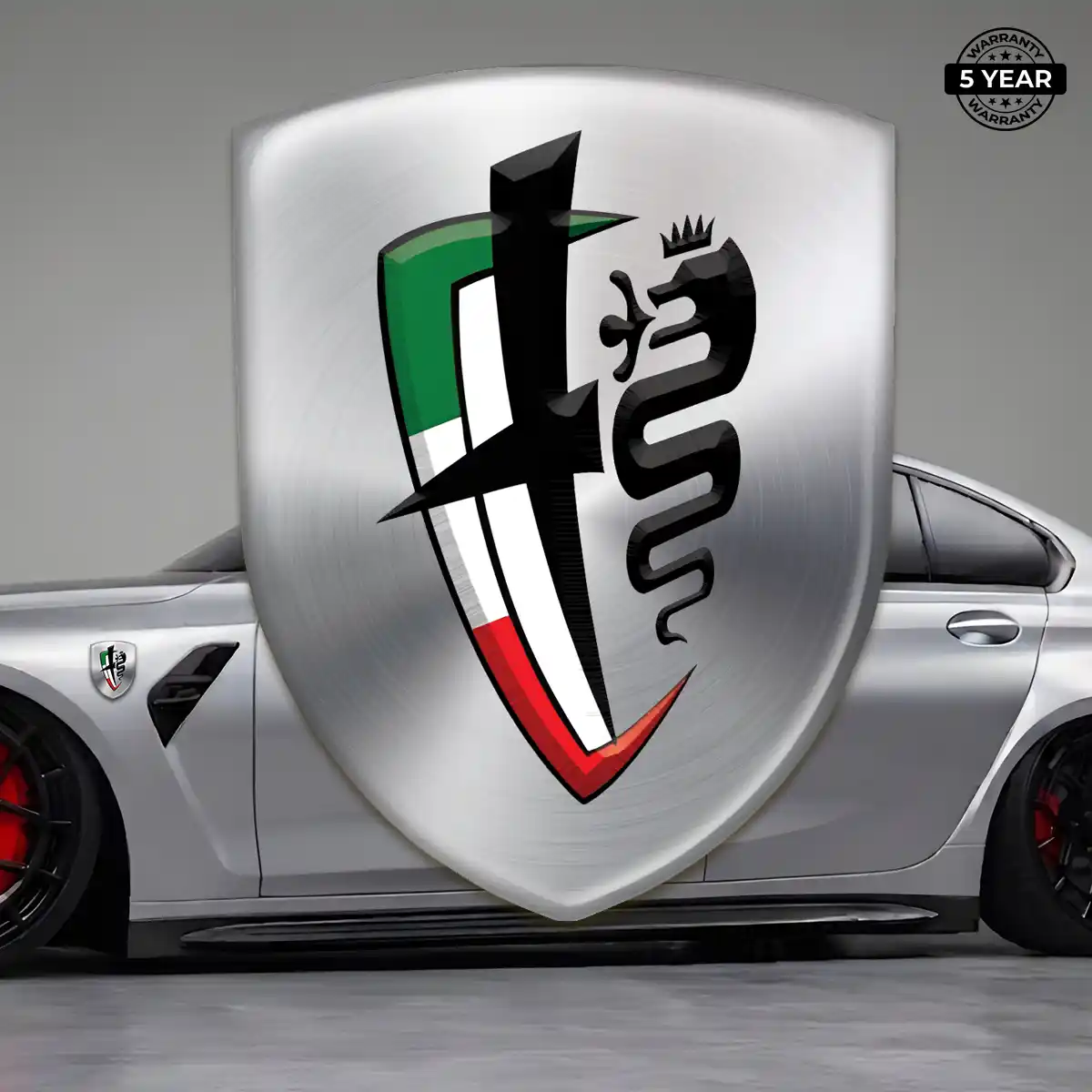 Alfa Romeo 3D Resin Sticker Signature Grade