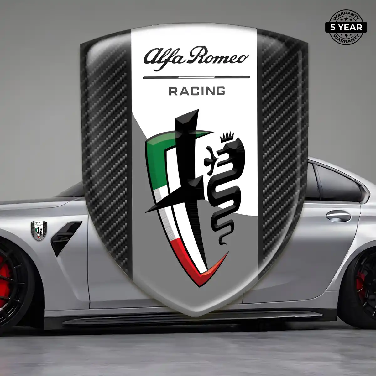 Alfa Romeo 3D Resin Sticker Superior Craft