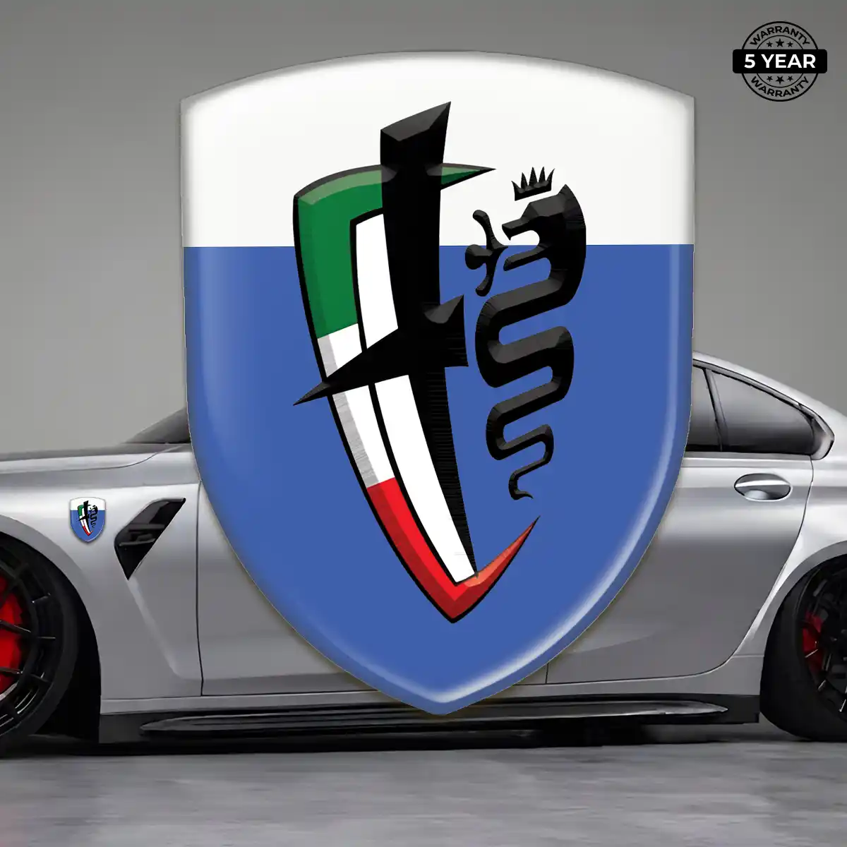 Alfa Romeo Automotive Emblem Sticker Exclusive Series