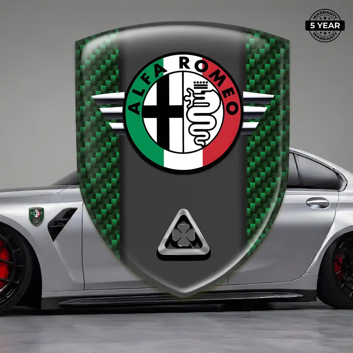 Alfa Romeo Automotive Logo Sticker Elite Finish