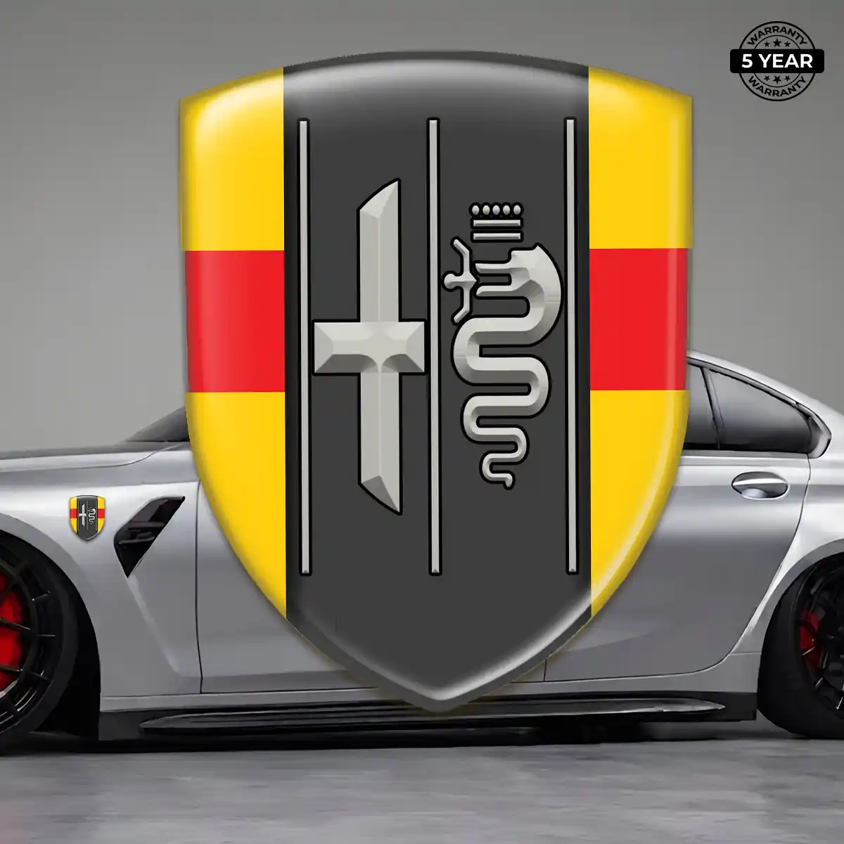 Alfa Romeo Automotive Logo Sticker Exclusive Series