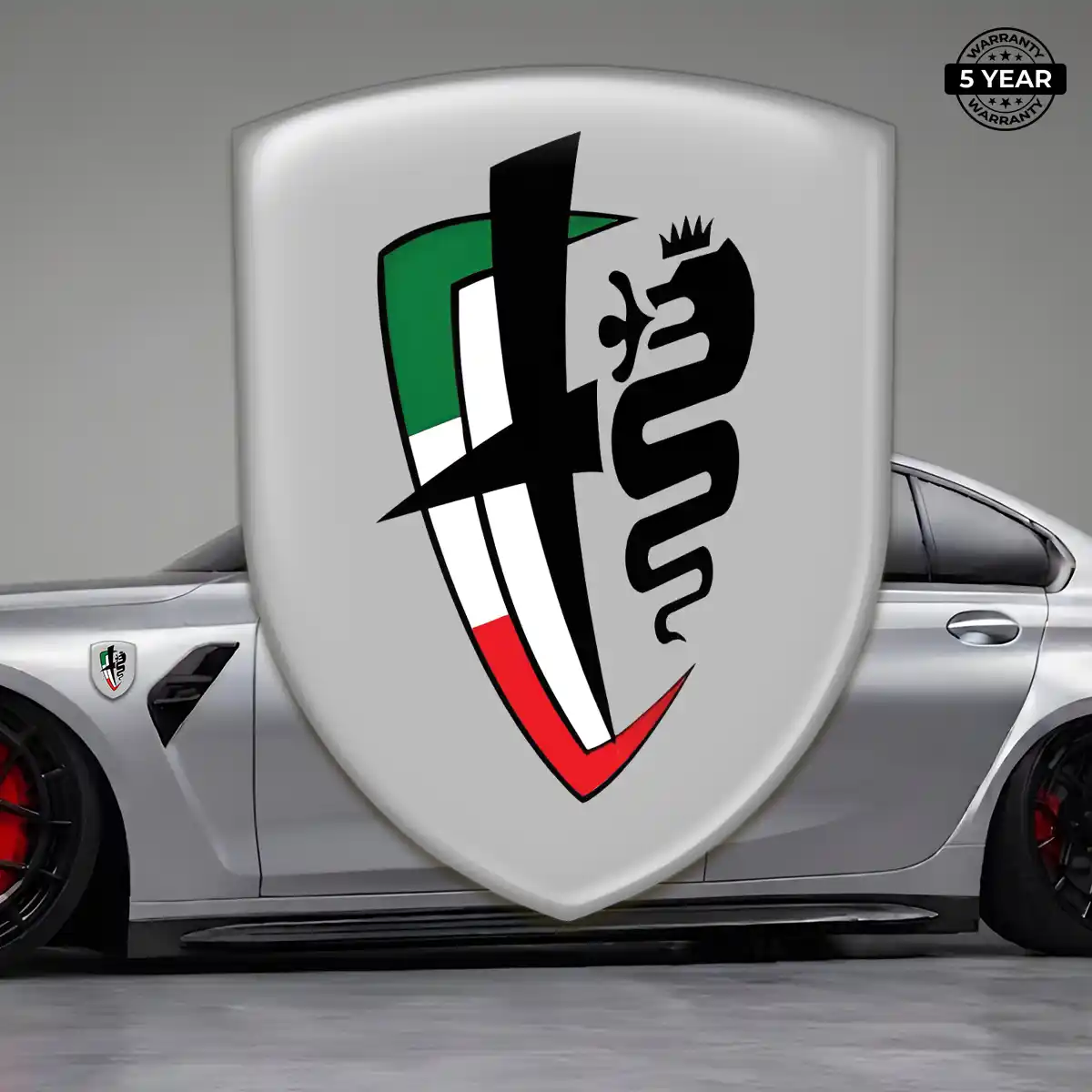 Alfa Romeo Automotive Resin Decal Deluxe Edition
