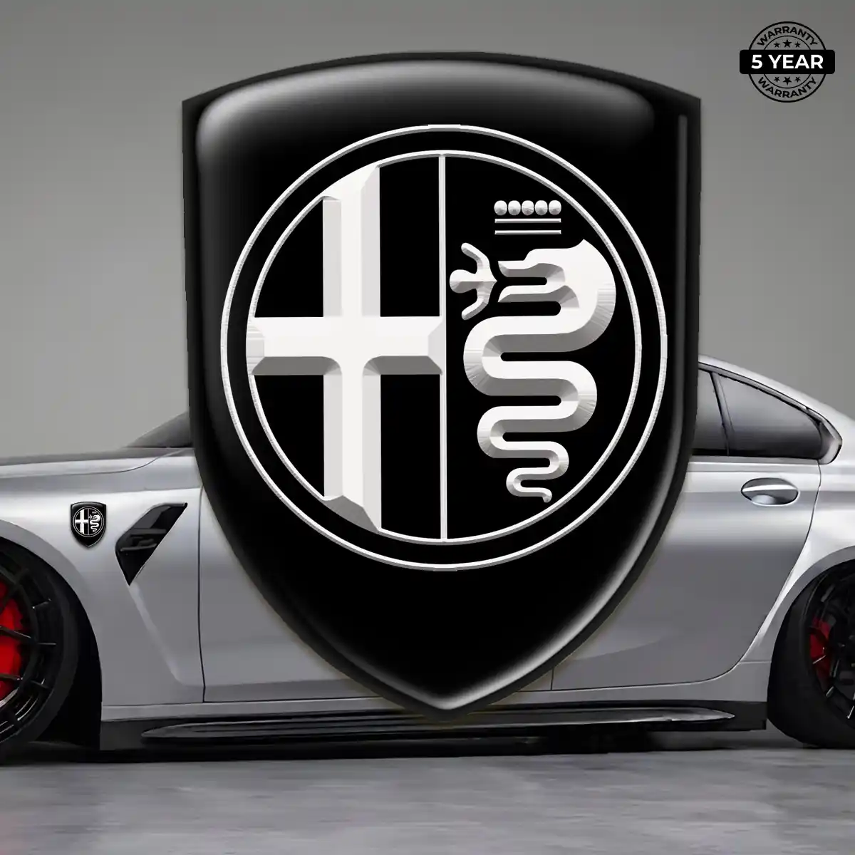 Alfa Romeo Automotive Resin Decal Elite Finish