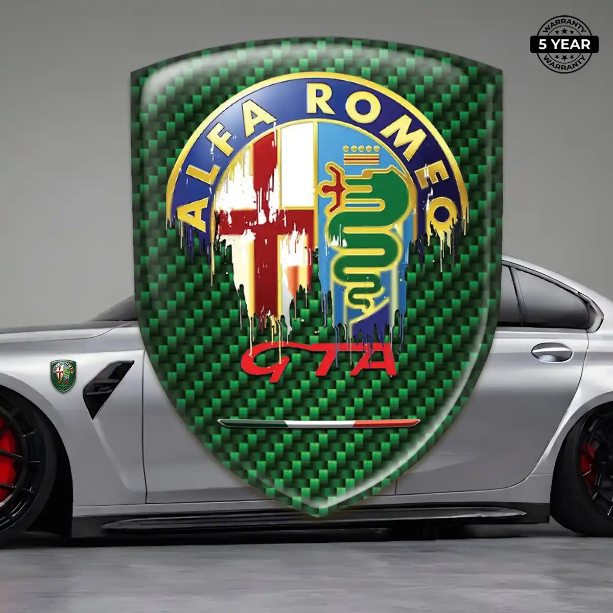 Alfa Romeo Automotive Resin Decal Prestige Line