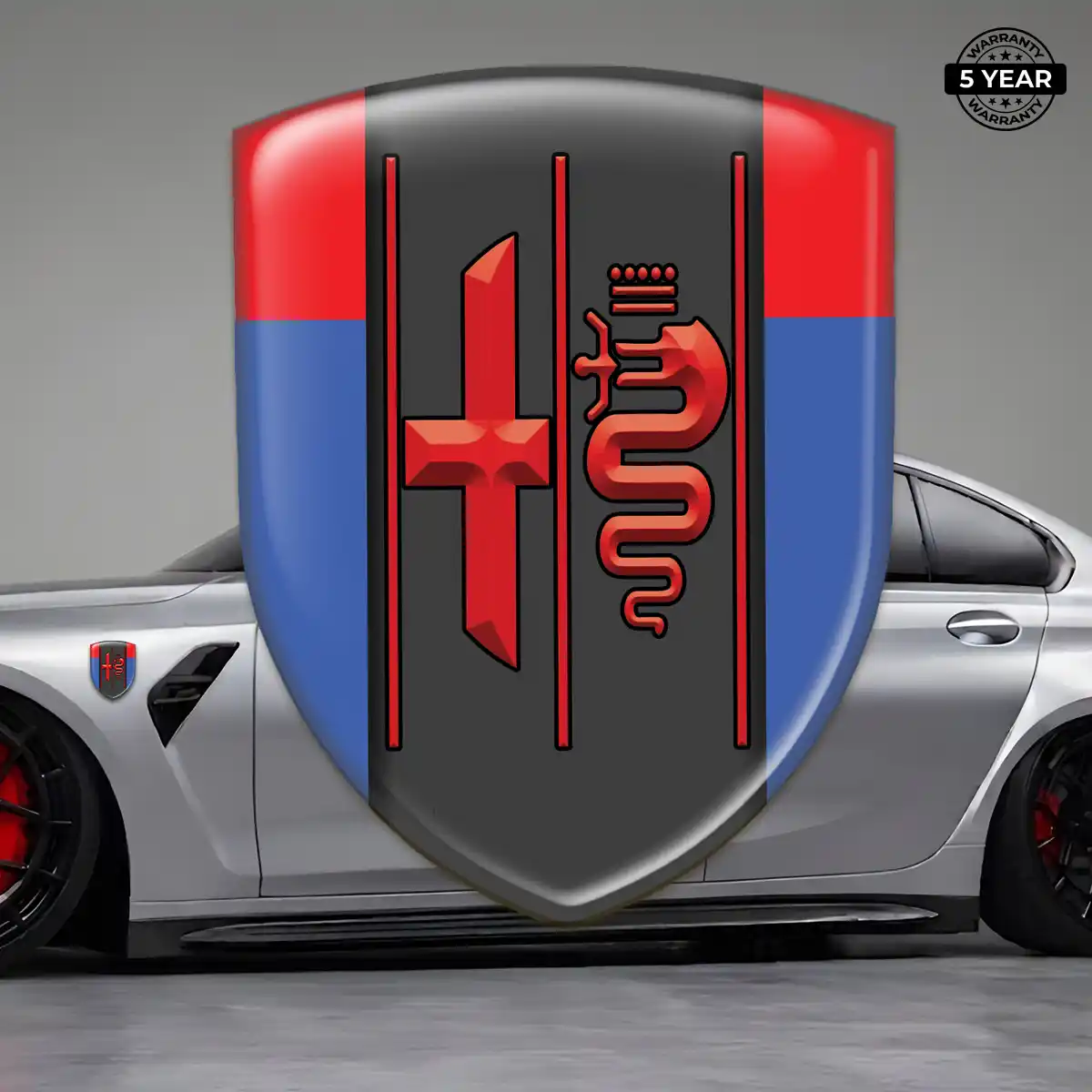 Alfa Romeo Automotive Resin Decal Prime Quality
