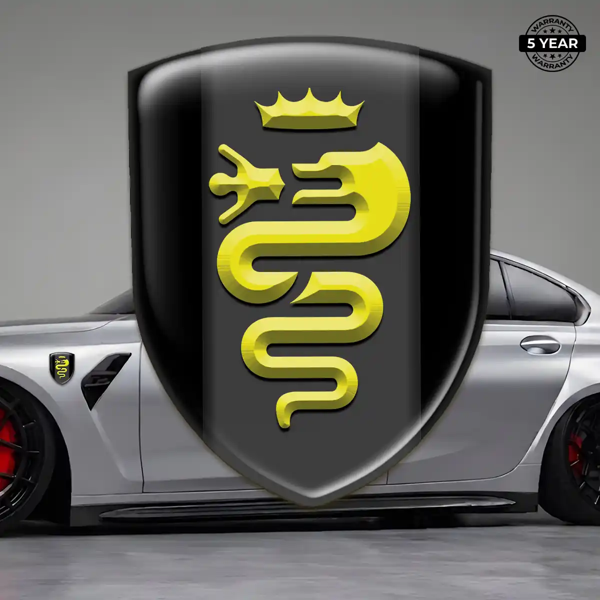 Alfa Romeo Automotive Resin Decal Signature Grade