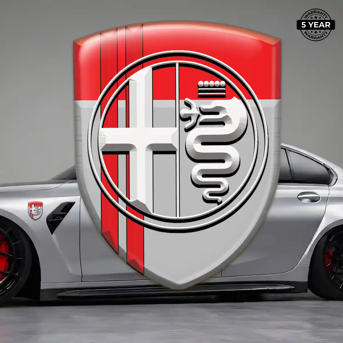 Alfa Romeo Automotive Resin Decal Superior Craft