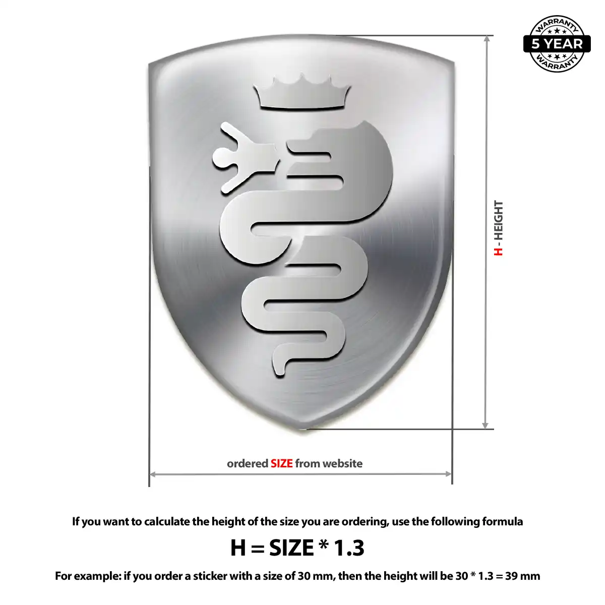 Alfa Romeo Badge Elite Finish