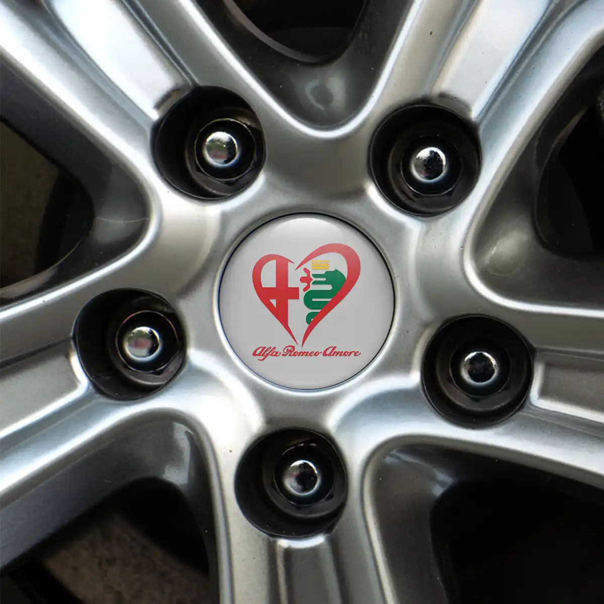 Alfa Romeo Badge Emblems Center Cap Premium Edition