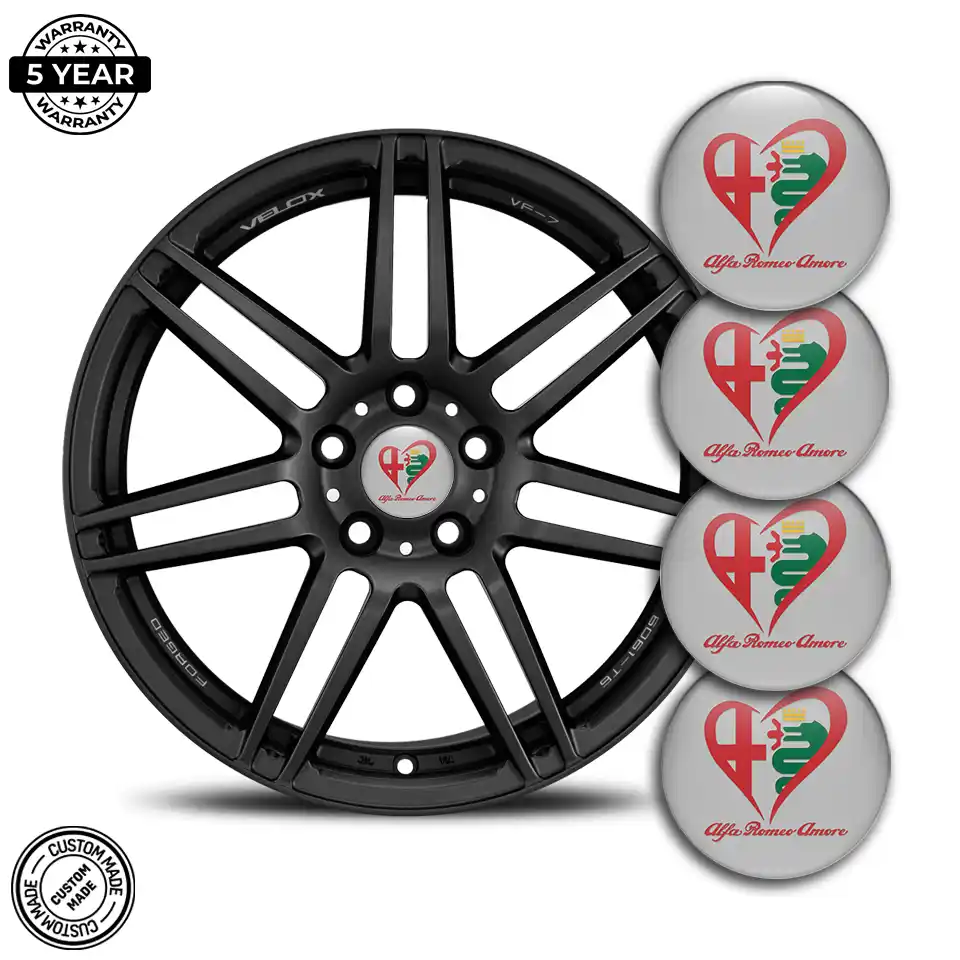 Alfa Romeo Badge Emblems Center Cap Premium Edition