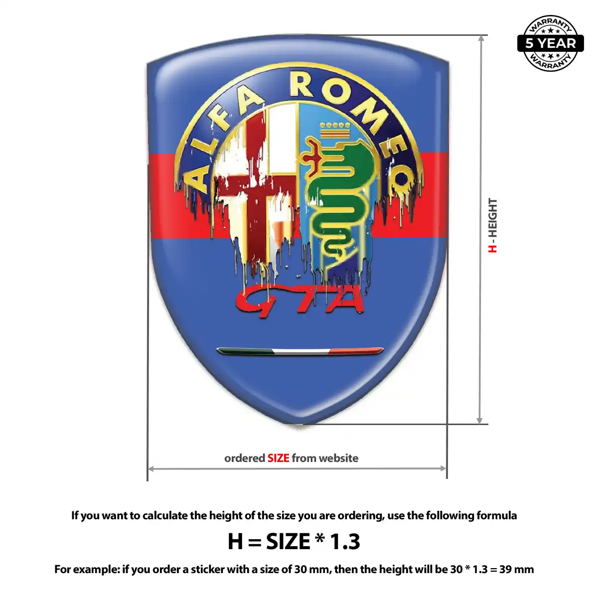 Alfa Romeo Badge Prestige Line