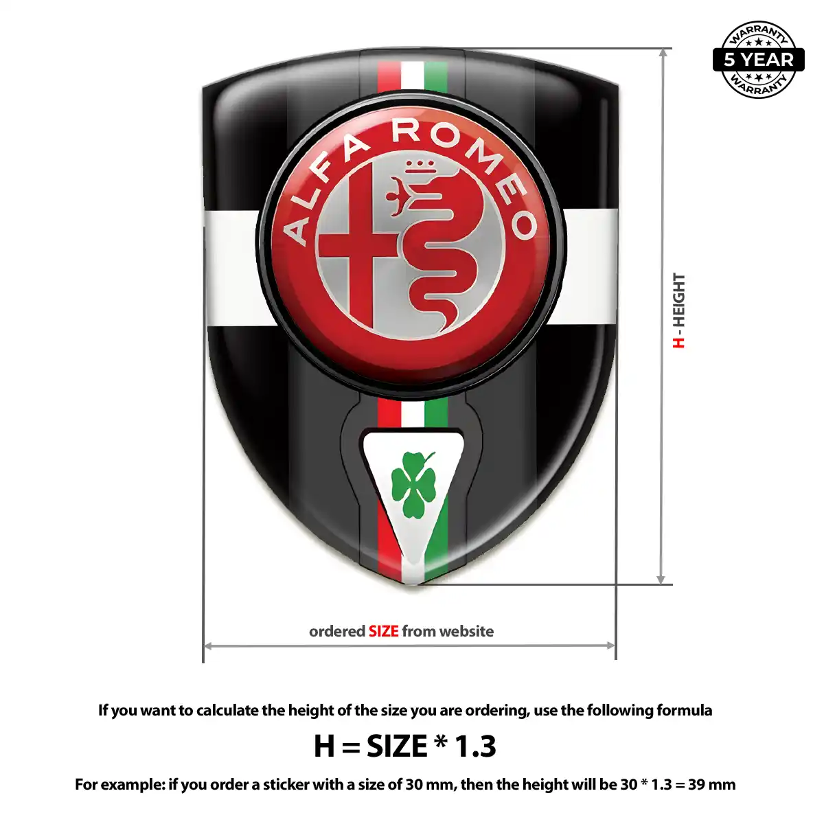 Alfa Romeo Badge Signature Grade