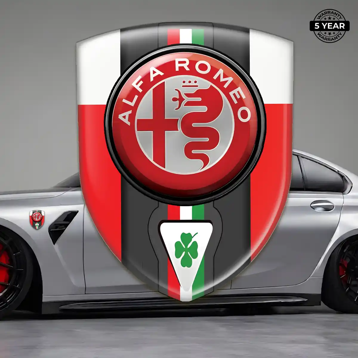 Alfa Romeo Badge Sleek Style