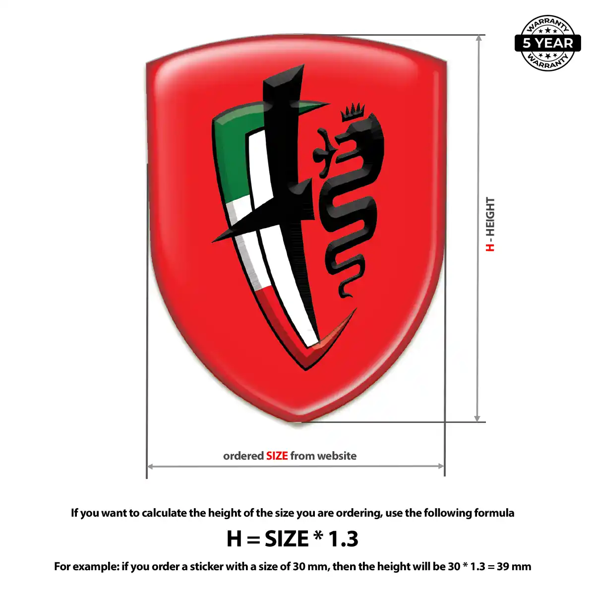 Alfa Romeo Badge Superior Craft