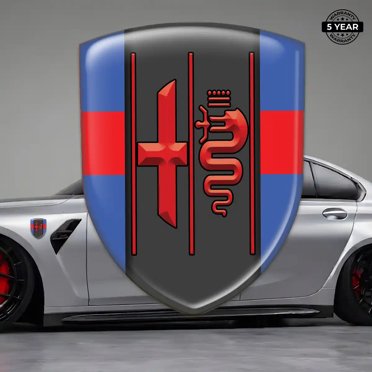 Alfa Romeo Car Badge Sticker Superior Craft