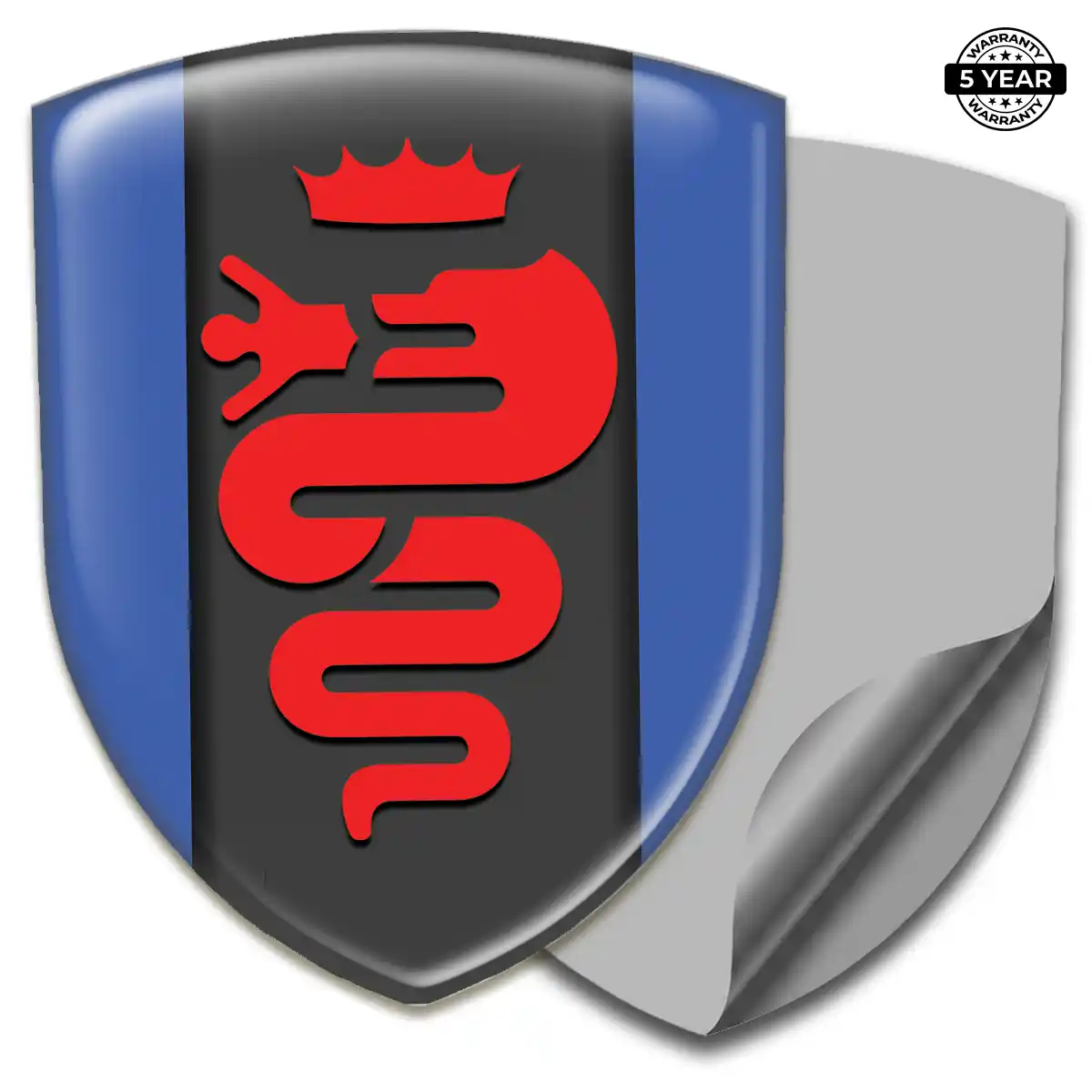 Alfa Romeo Car Emblem Decal Deluxe Edition