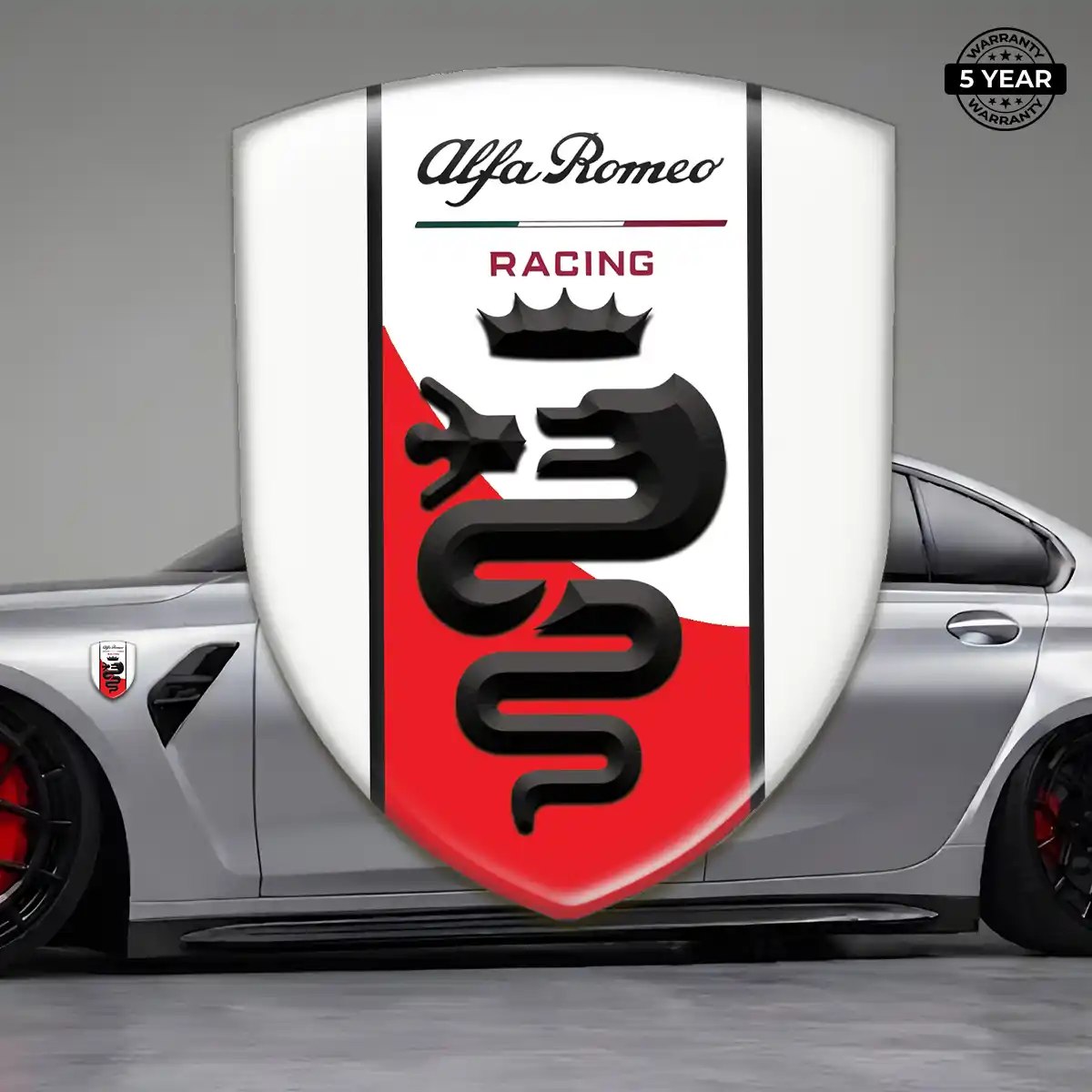 Alfa Romeo Car Emblem Decal Prestige Line