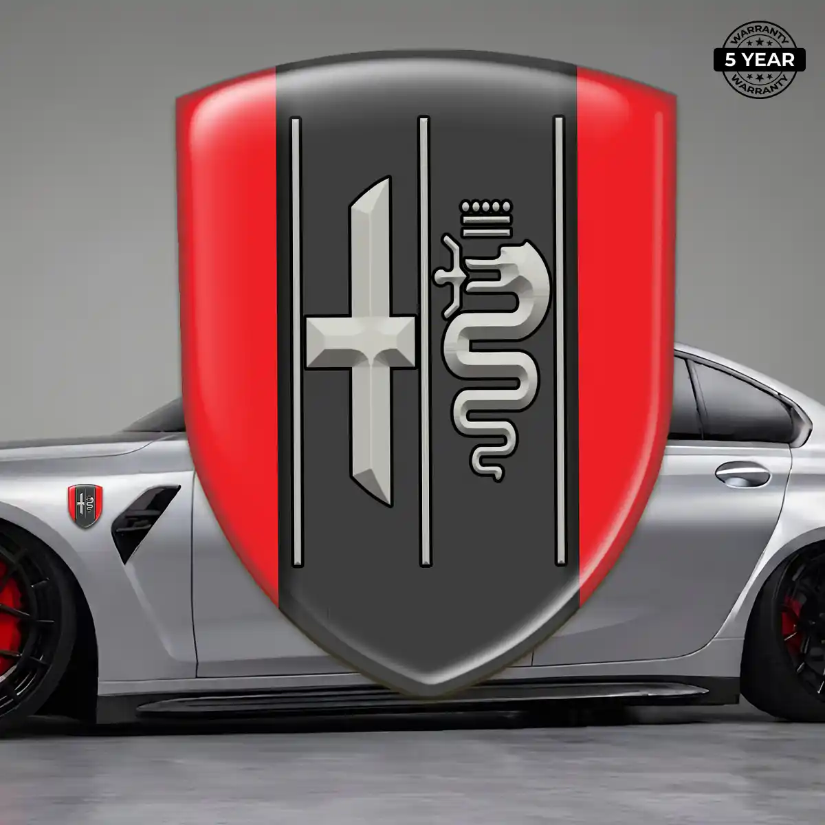 Alfa Romeo Car Emblem Decal Prime Quality
