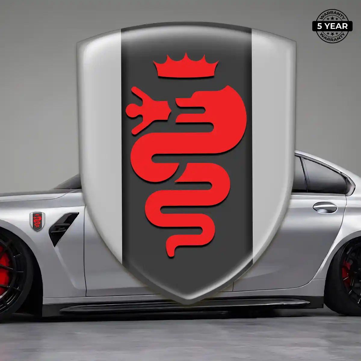 Alfa Romeo Car Emblem Decal Signature Grade