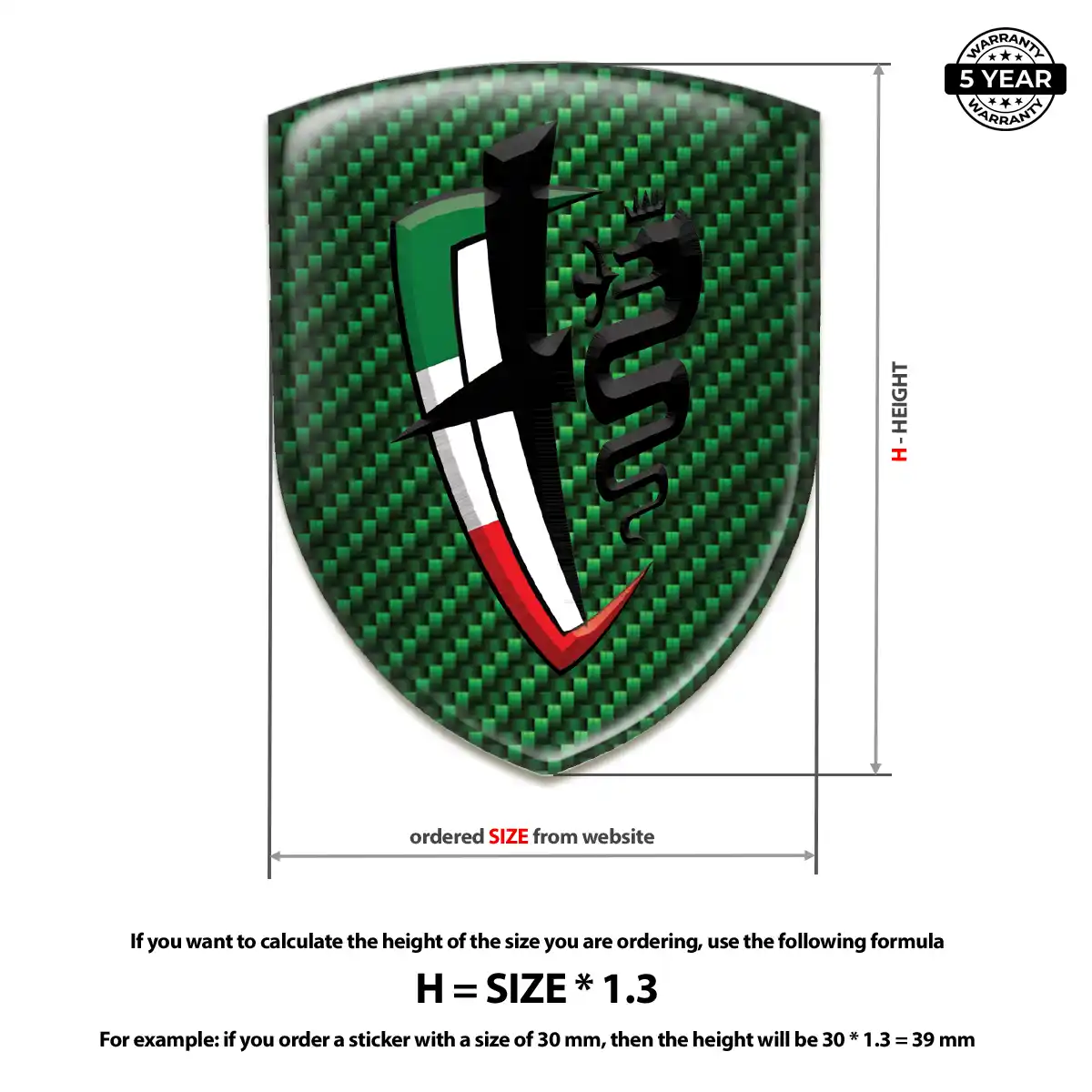 Alfa Romeo Car Emblem Decal Sleek Style