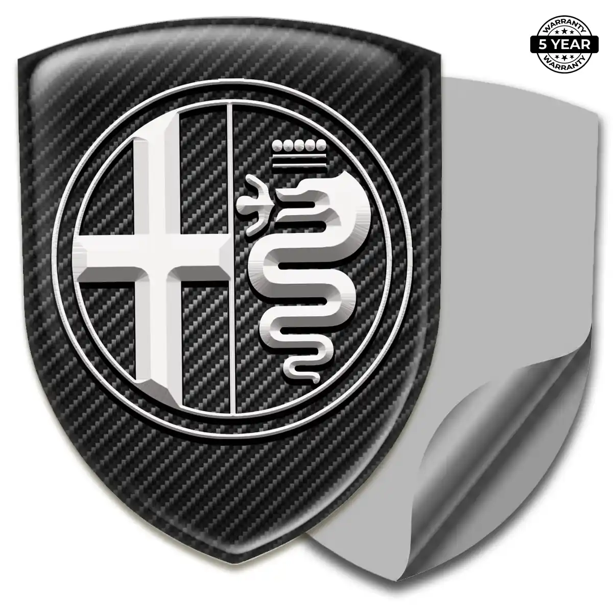 Alfa Romeo Car Emblem Overlay Deluxe Edition