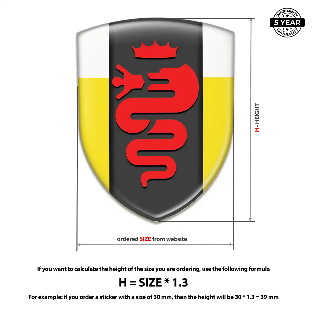 Alfa Romeo Car Emblem Overlay Elite Finish