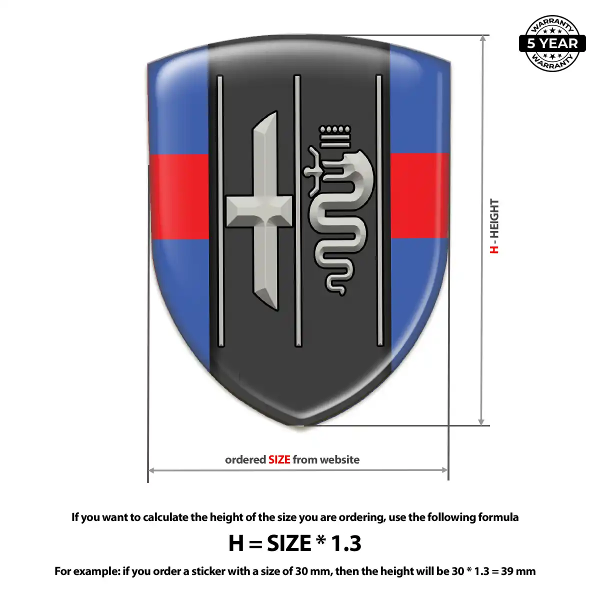 Alfa Romeo Car Emblem Overlay Signature Grade