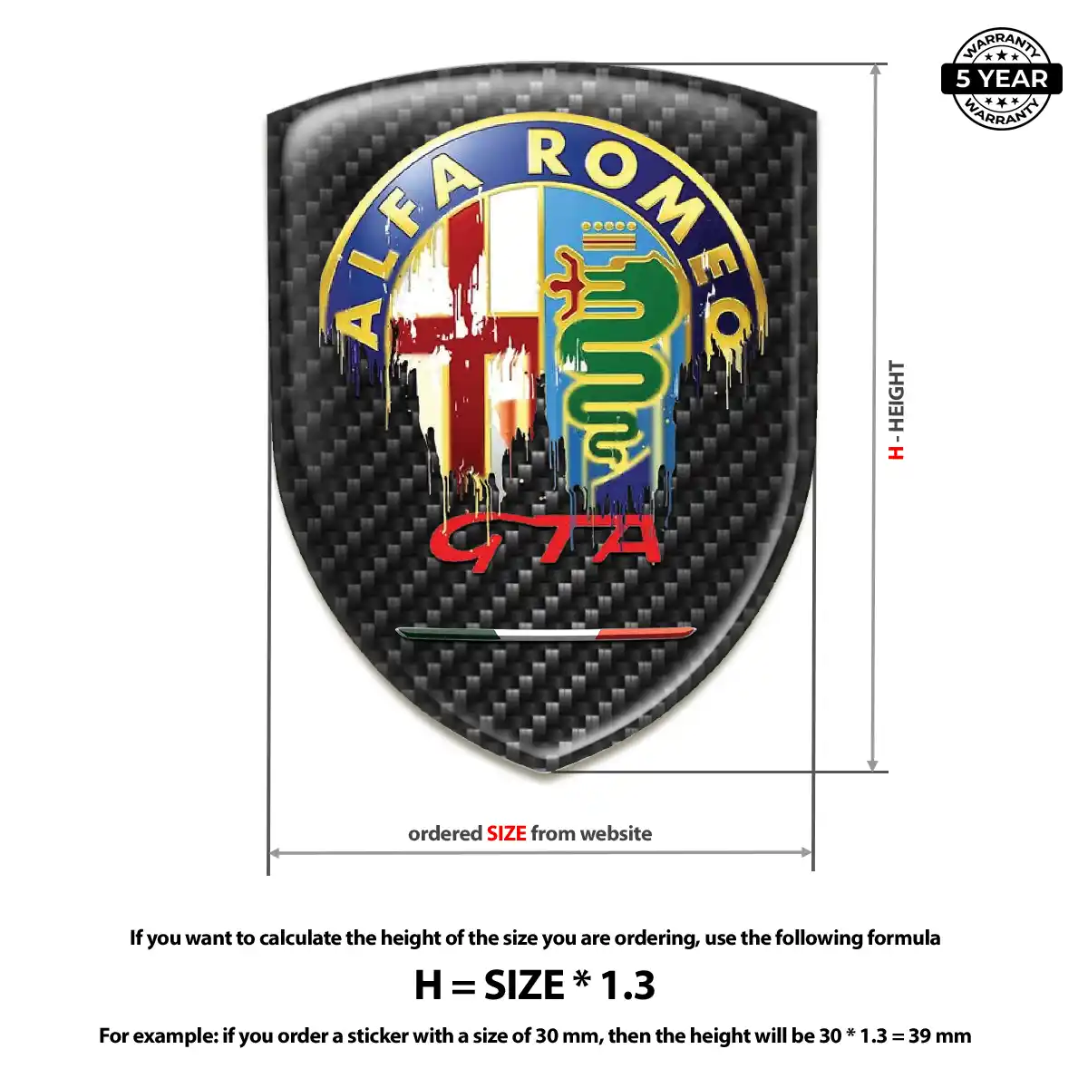 Alfa Romeo Car Emblem Overlay Sleek Style