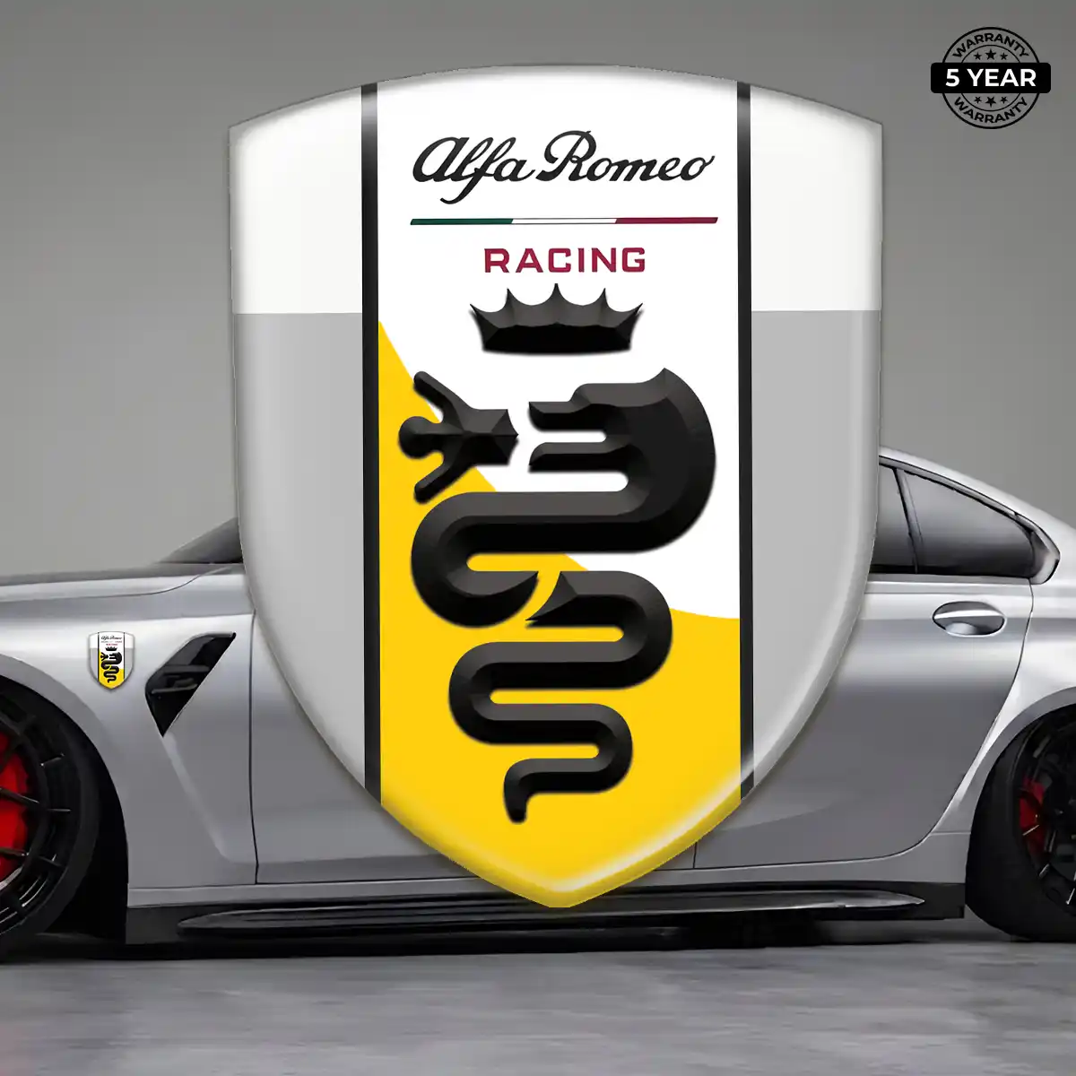 Alfa Romeo Car Emblem Sticker Deluxe Edition