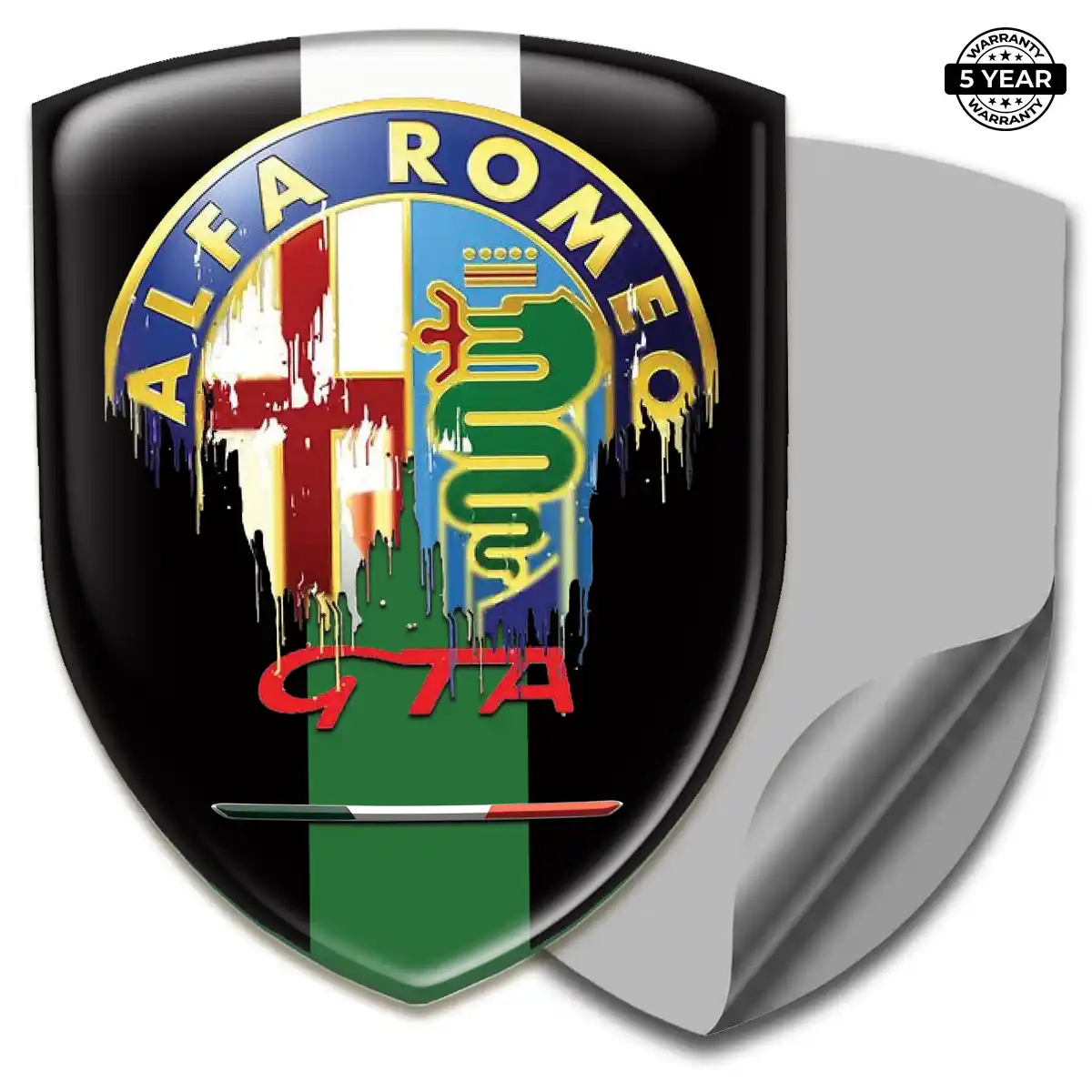 Alfa Romeo Car Emblem Sticker Prestige Line