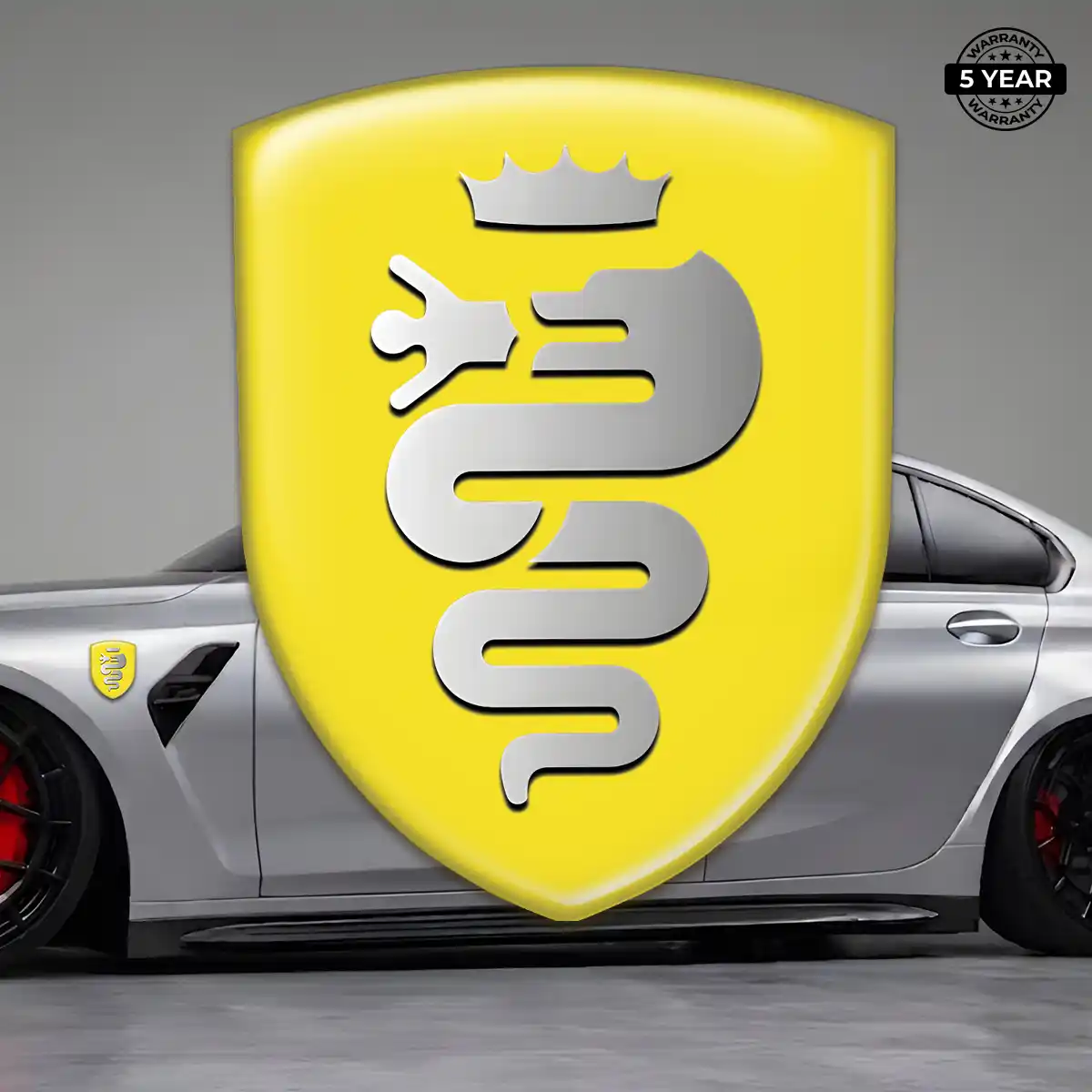Alfa Romeo Car Emblem Sticker Prime Quality