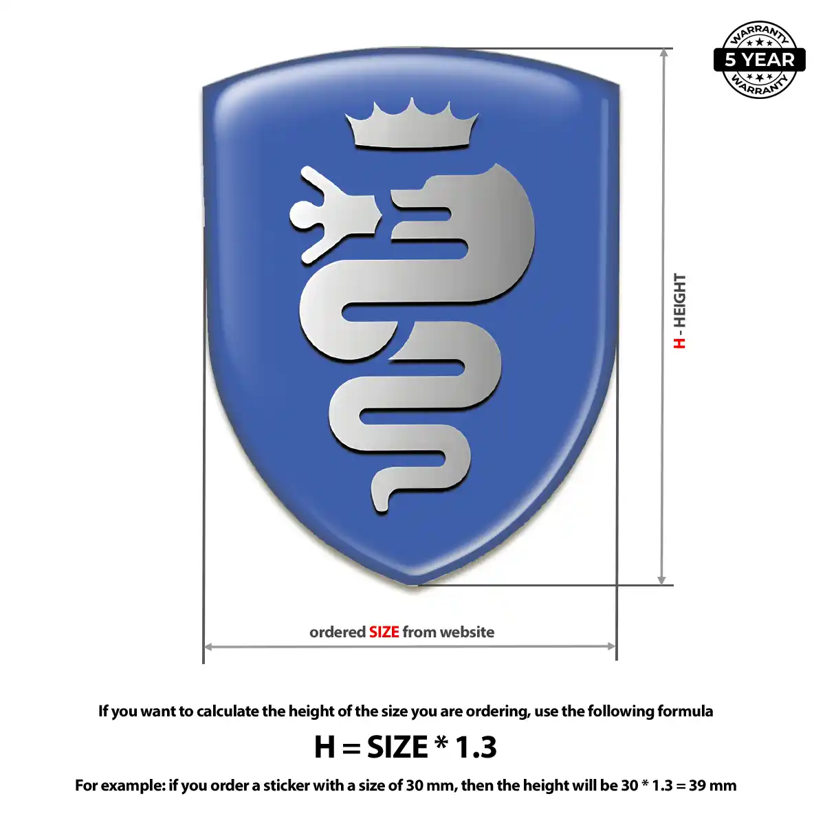 Alfa Romeo Car Emblem Sticker Superior Craft