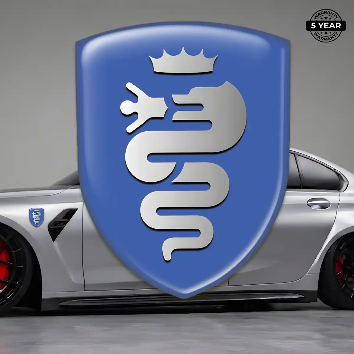 Alfa Romeo Car Emblem Sticker Superior Craft