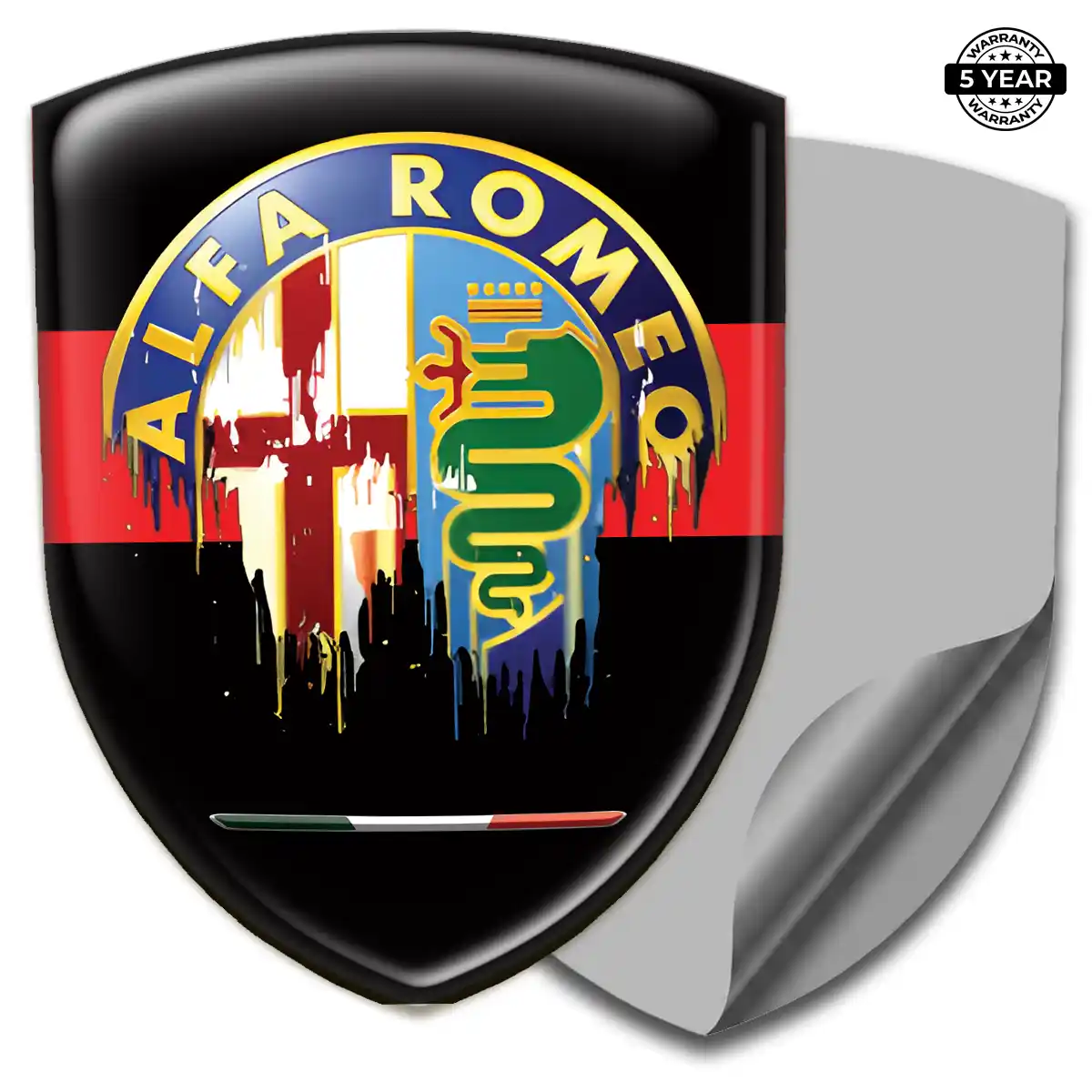 Alfa Romeo Car Logo Decal Exclusive Series