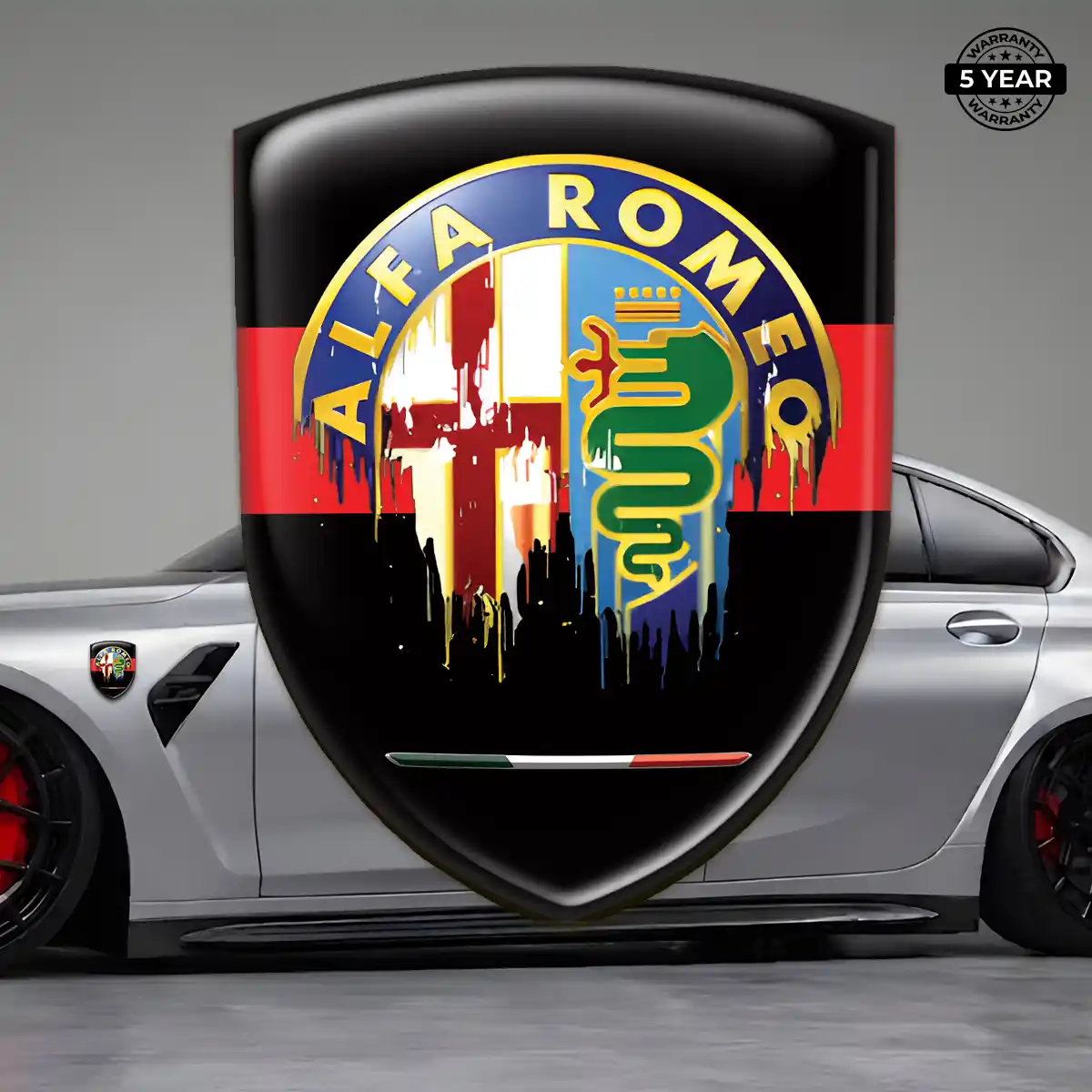 Alfa Romeo Car Logo Decal Exclusive Series