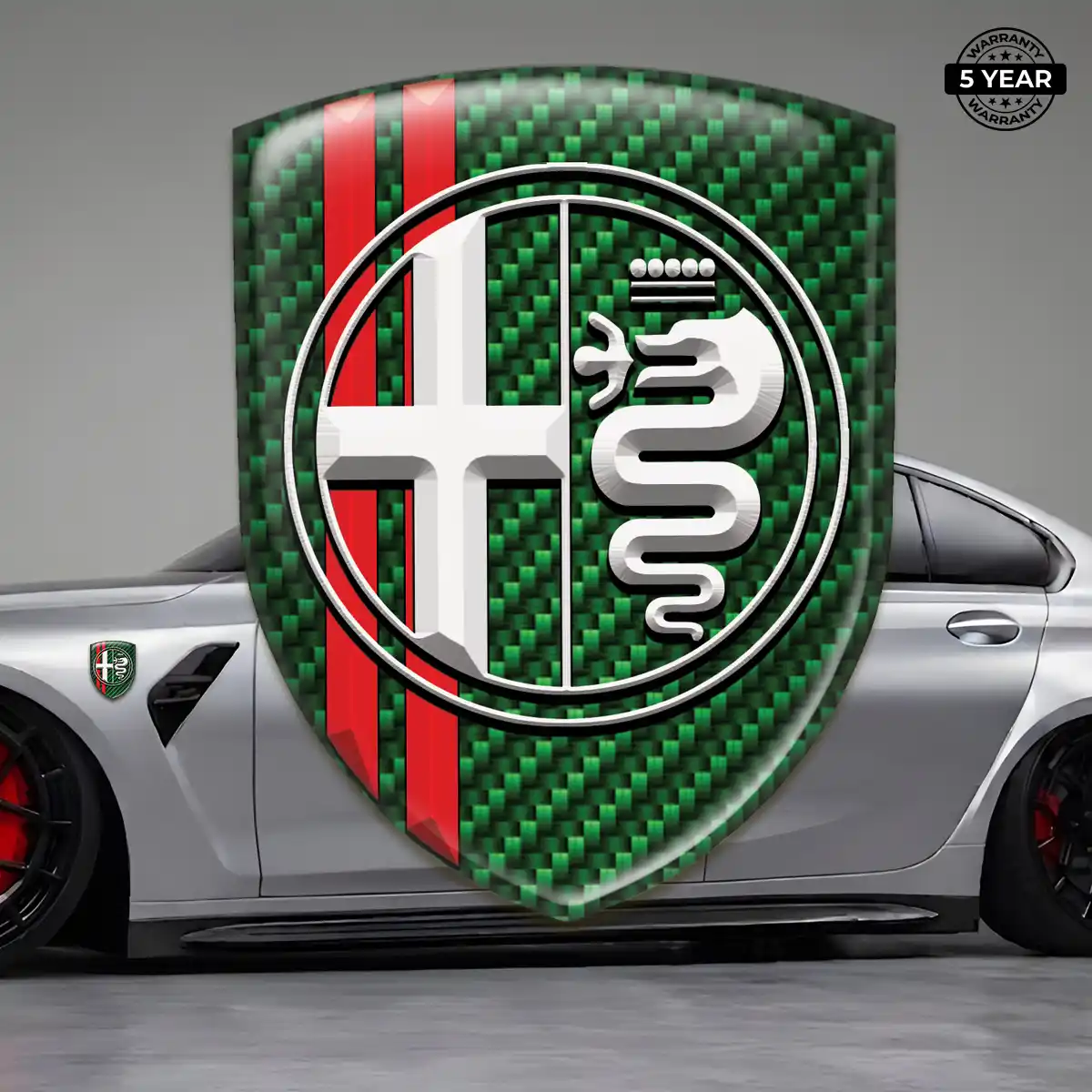 Alfa Romeo Car Logo Decal Prestige Line